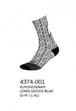 ponožky GAERNE Monogram Long black S-M