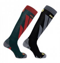 ponožky SAL.S/Access 2pack green/black L
