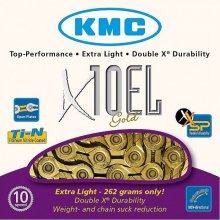 řetěz KMC X-10 EL gold light 114 článků