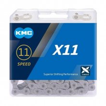 řetěz KMC X-11 silver/grey 114 článků box