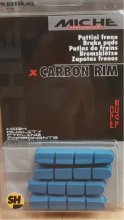 brzdový špalek MICHE X-Carbonio SH 4 ks modrý