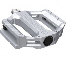 pedály SHIMANO PD-EF202 Flat pedály stříbrné
