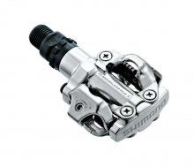 pedály SHIMANO PDM520 oboustranné SPD stříbrné