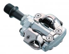 pedály SHIMANO PDM540 oboustranné SPD stříbrné