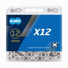 řetěz KMC X-12 silver/black 126 článků box